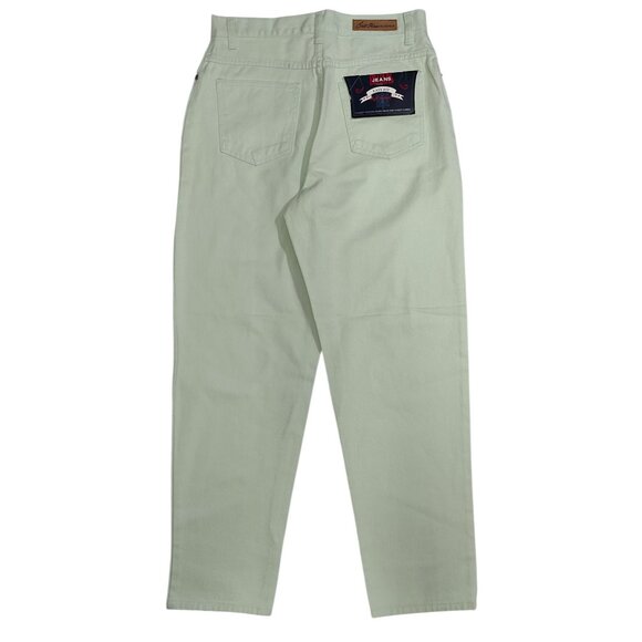 Bill Blass Women's Easy Fit Mint Green Jeans Size 6 - Picture 2 of 5